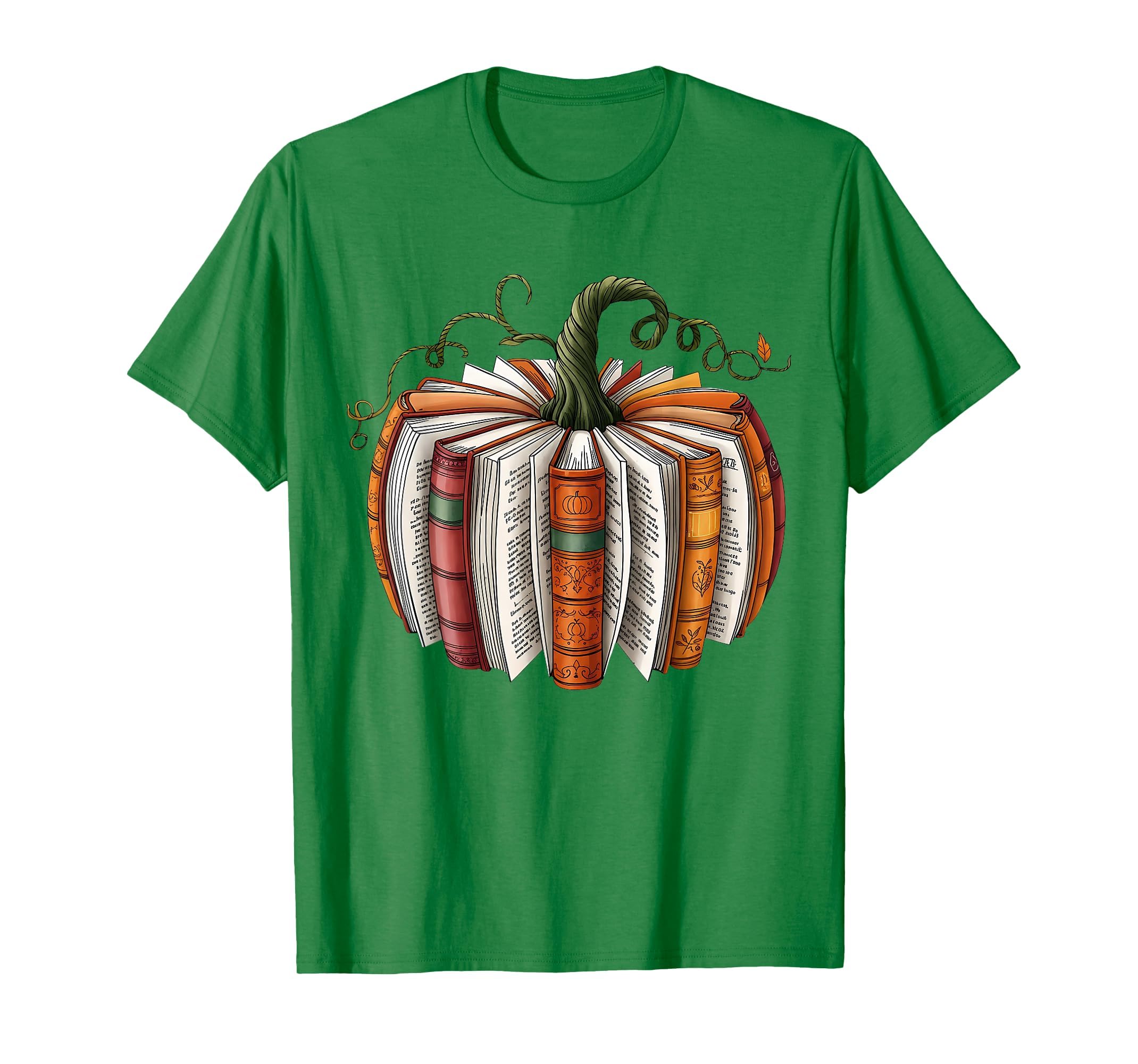 Retro Funny Fall Book Pumpkin Witch Bookworms Librarians T-Shirt
