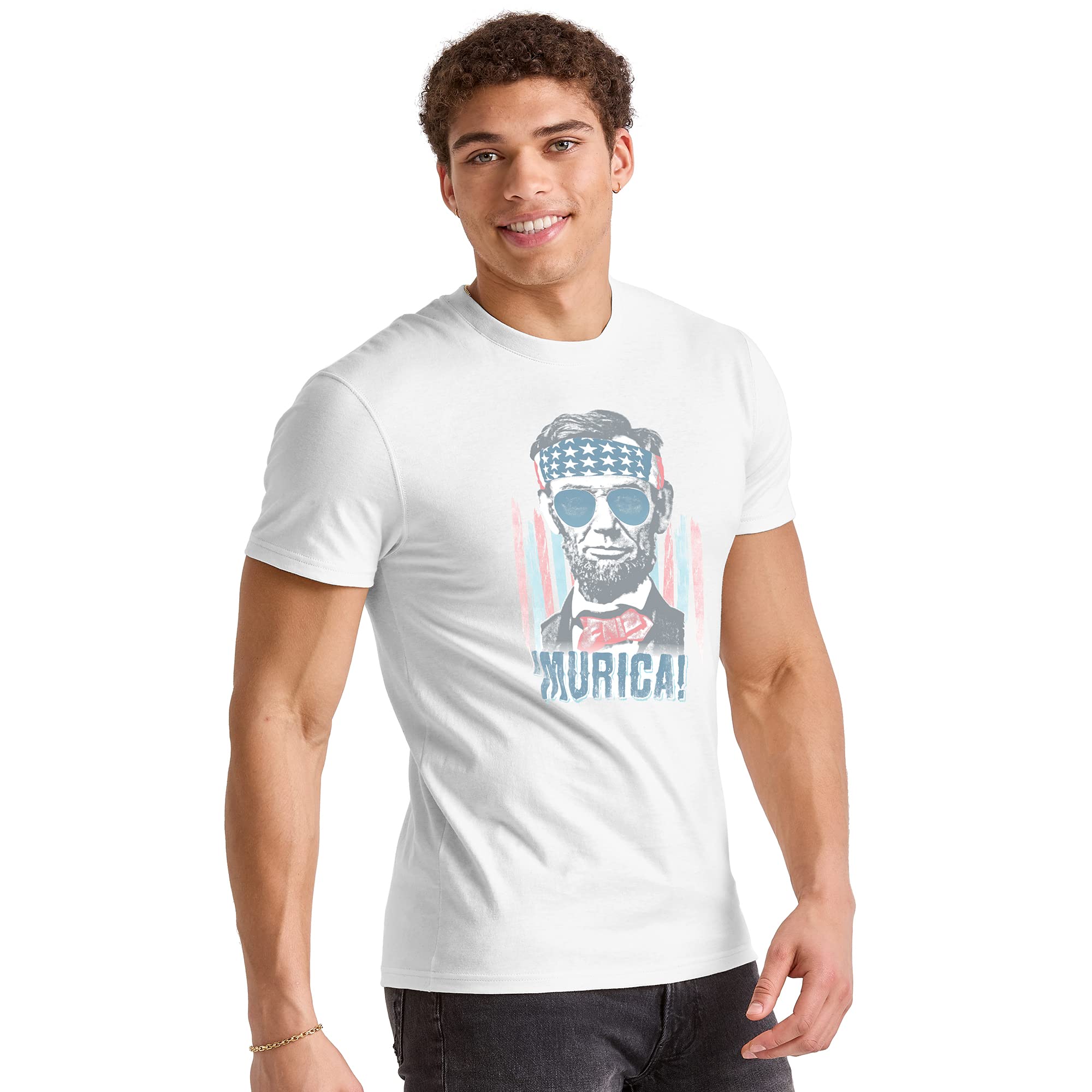 Hanes Men's Essentials Short Sleeve Graphic Tee