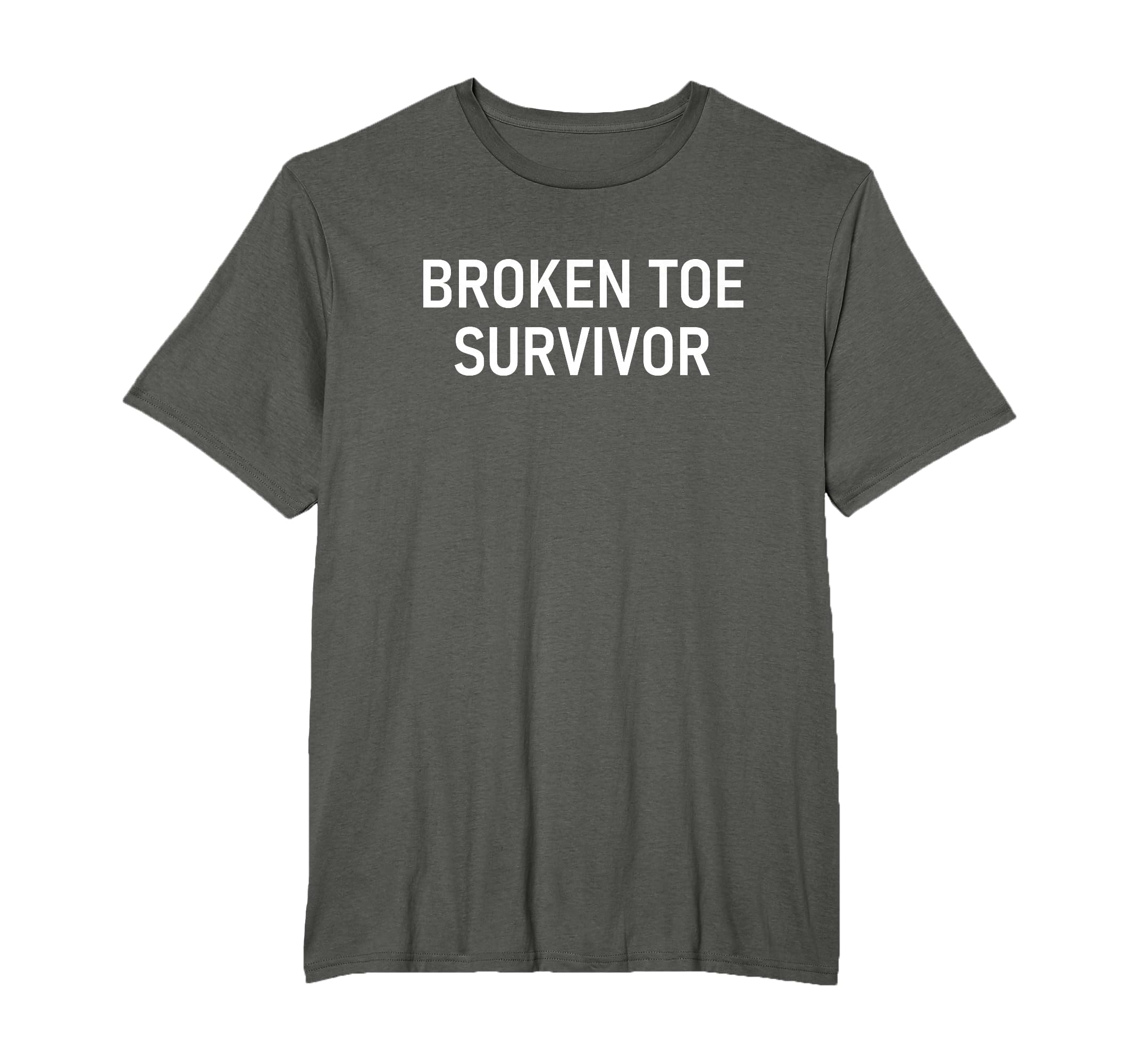 Broken Toe Survivor, Funny, Jokes, Sarcastic T-Shirt