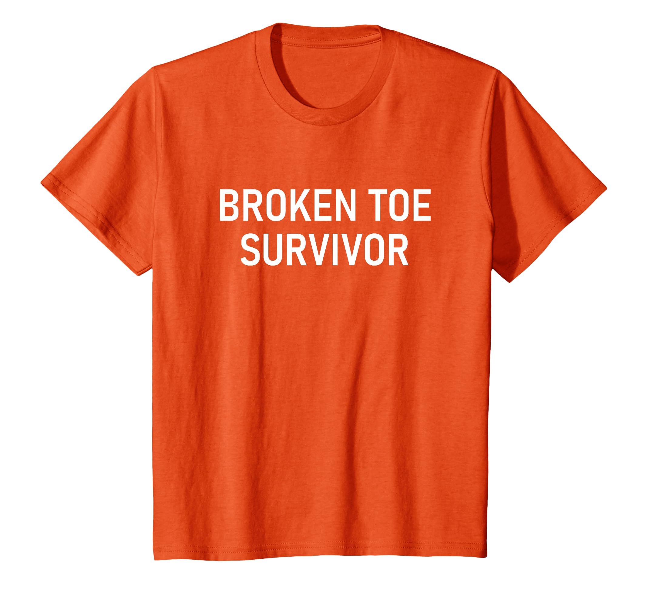 Broken Toe Survivor, Funny, Jokes, Sarcastic T-Shirt