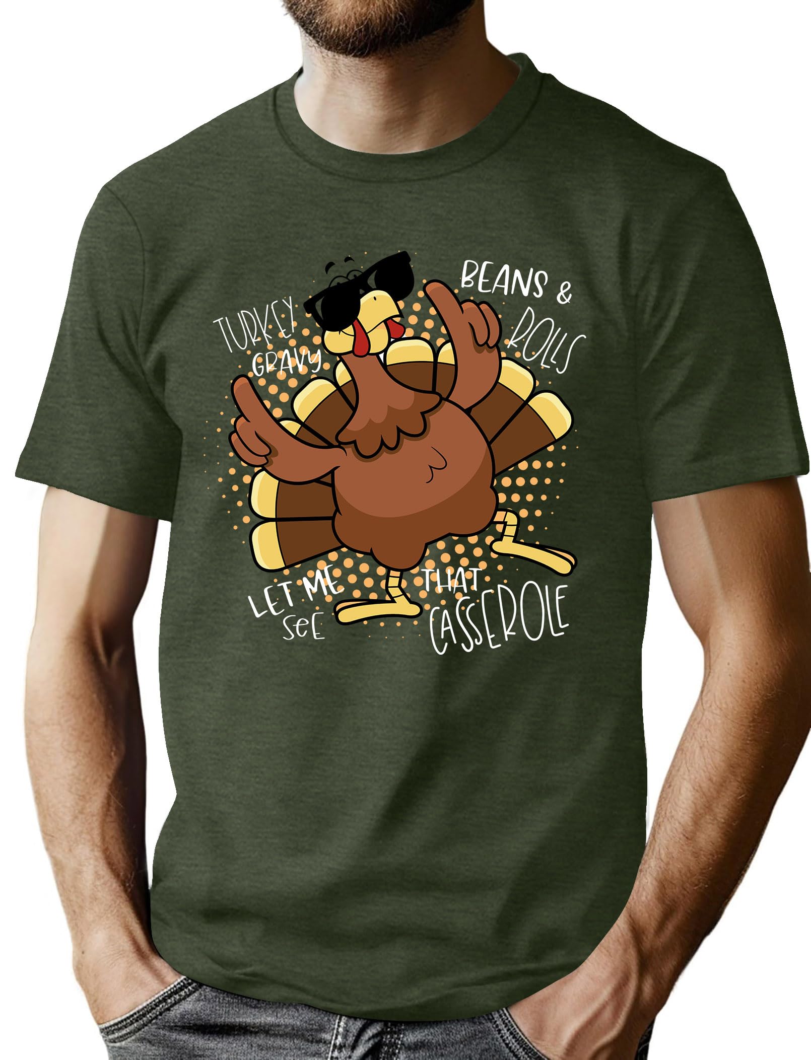 Halloween Shirt for Men Dancing Skeleton Tshirt Pumpkin Graphic Tee