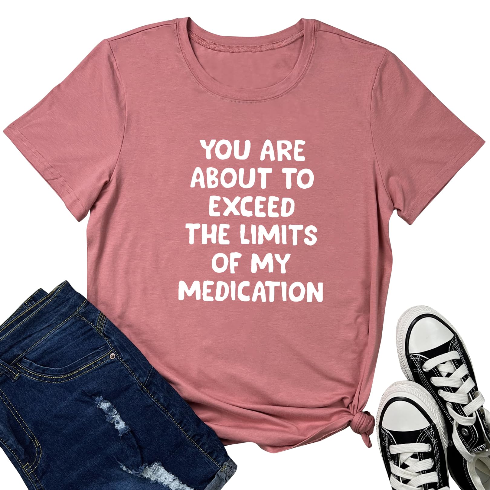 LOOKFACE Women's Graphic Tees You are About Tees