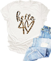 Chulianyouhuo Vintage 1986 T Shirts for Women 40th Birthday Gifts Letter Print Retro Party Tops Casual Short Sleeve Tee