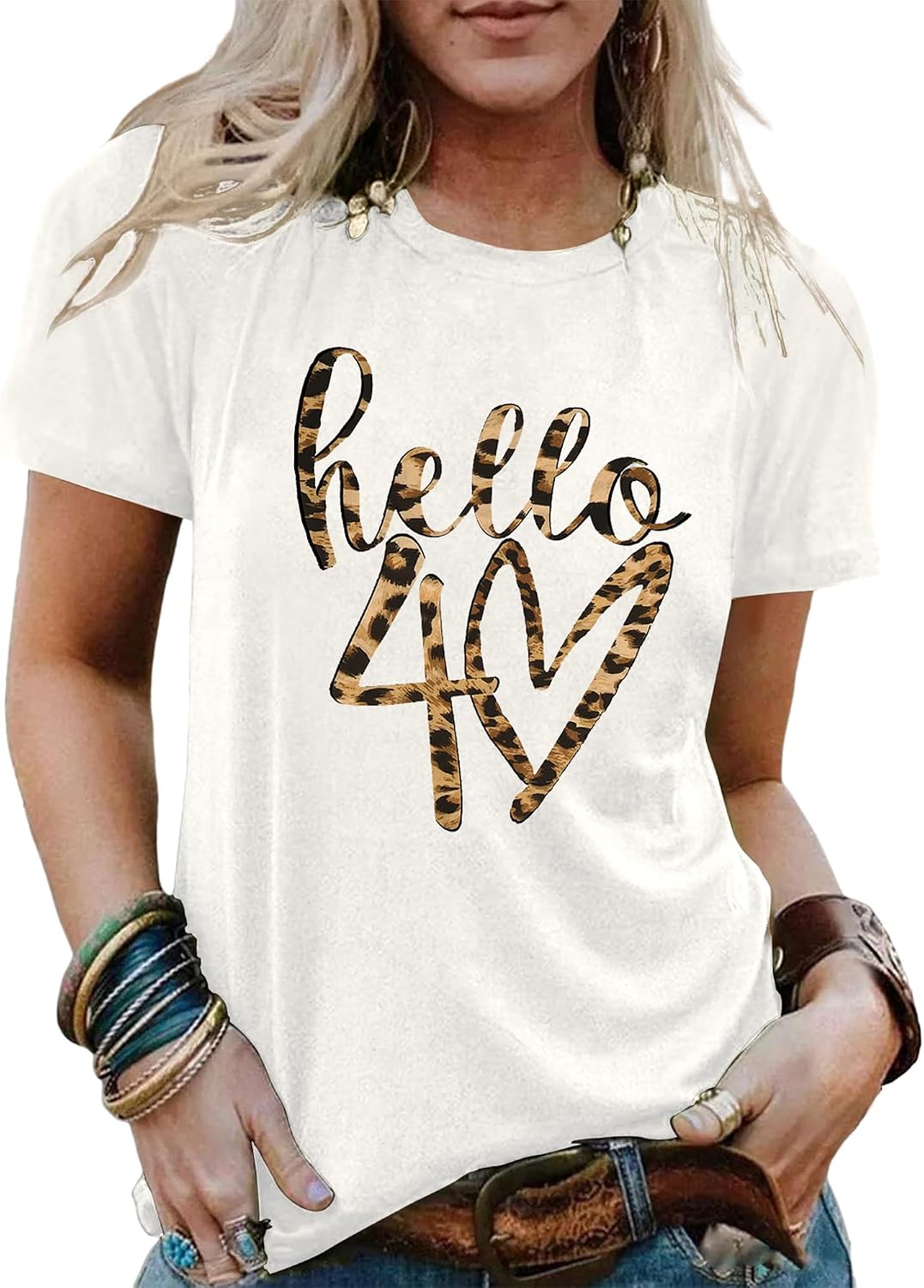 Chulianyouhuo Vintage 1986 T Shirts for Women 40th Birthday Gifts Letter Print Retro Party Tops Casual Short Sleeve Tee