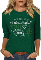 Woffccrd Womens Casual Halloween 3/4 Sleeve Crew Neck Tee Shirts Leopard Pumpkin Shirts Thanksgiving Fall Tops