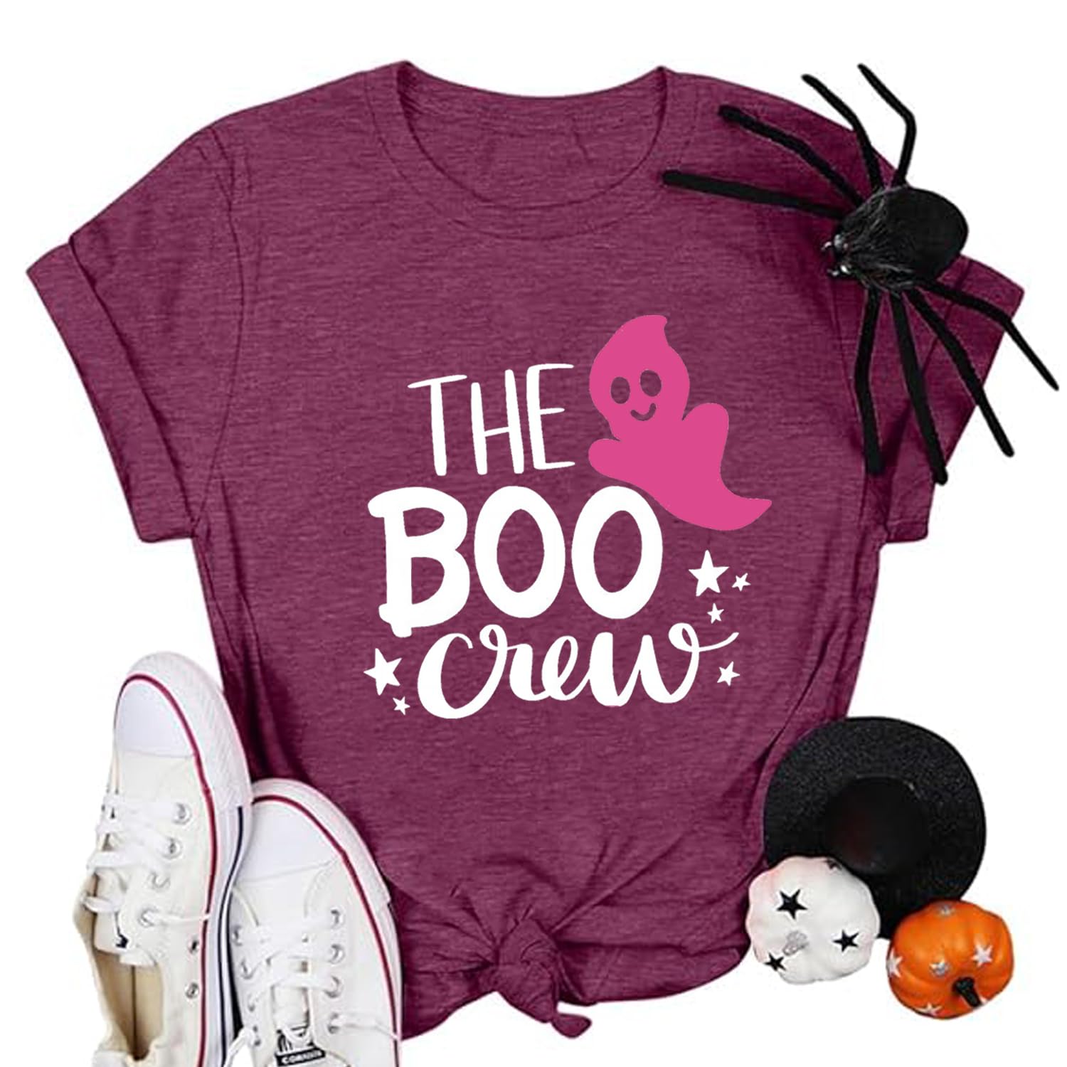 Funny Shirts for Women Vintage Skull Tshirt Holiday Short Sleeve Tops