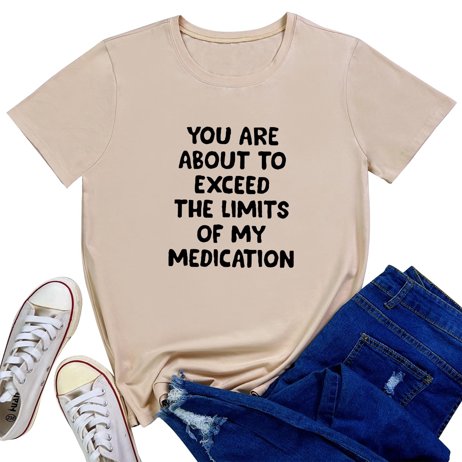 LOOKFACE Women's Graphic Tees You are About Tees