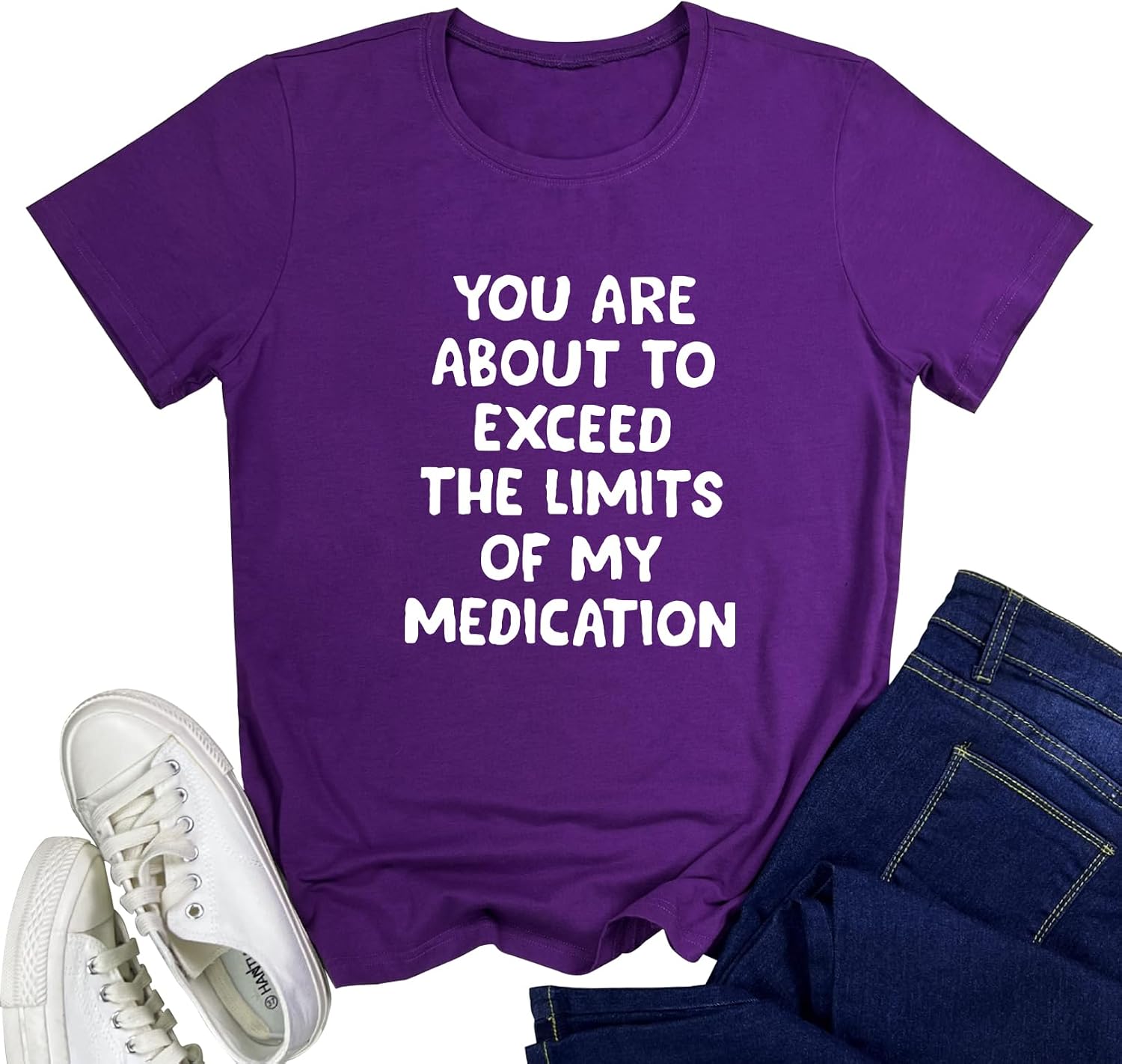 LOOKFACE Women's Graphic Tees You are About Tees