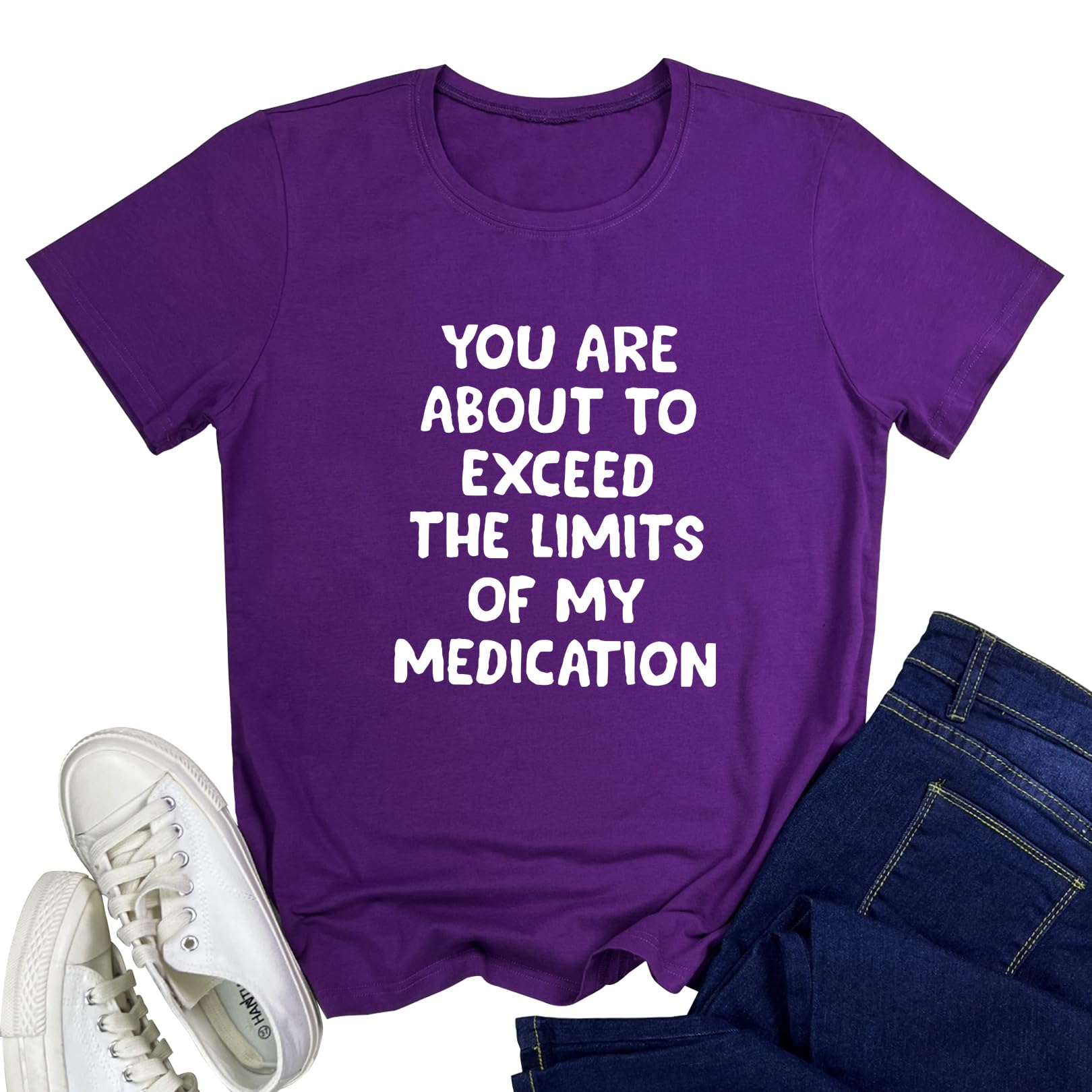 LOOKFACE Women's Graphic Tees You are About Tees