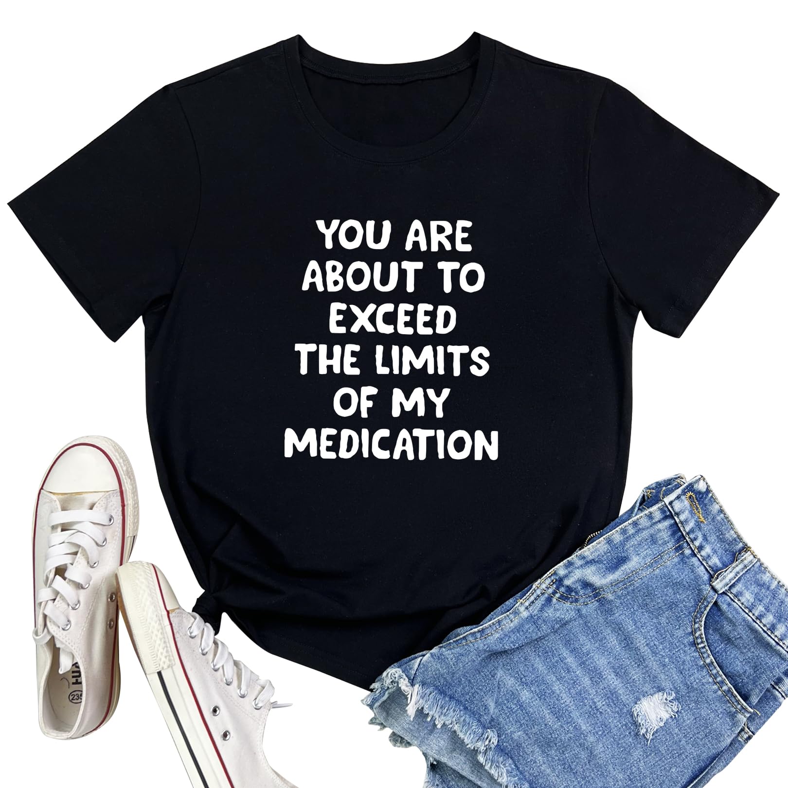 LOOKFACE Women's Graphic Tees You are About Tees