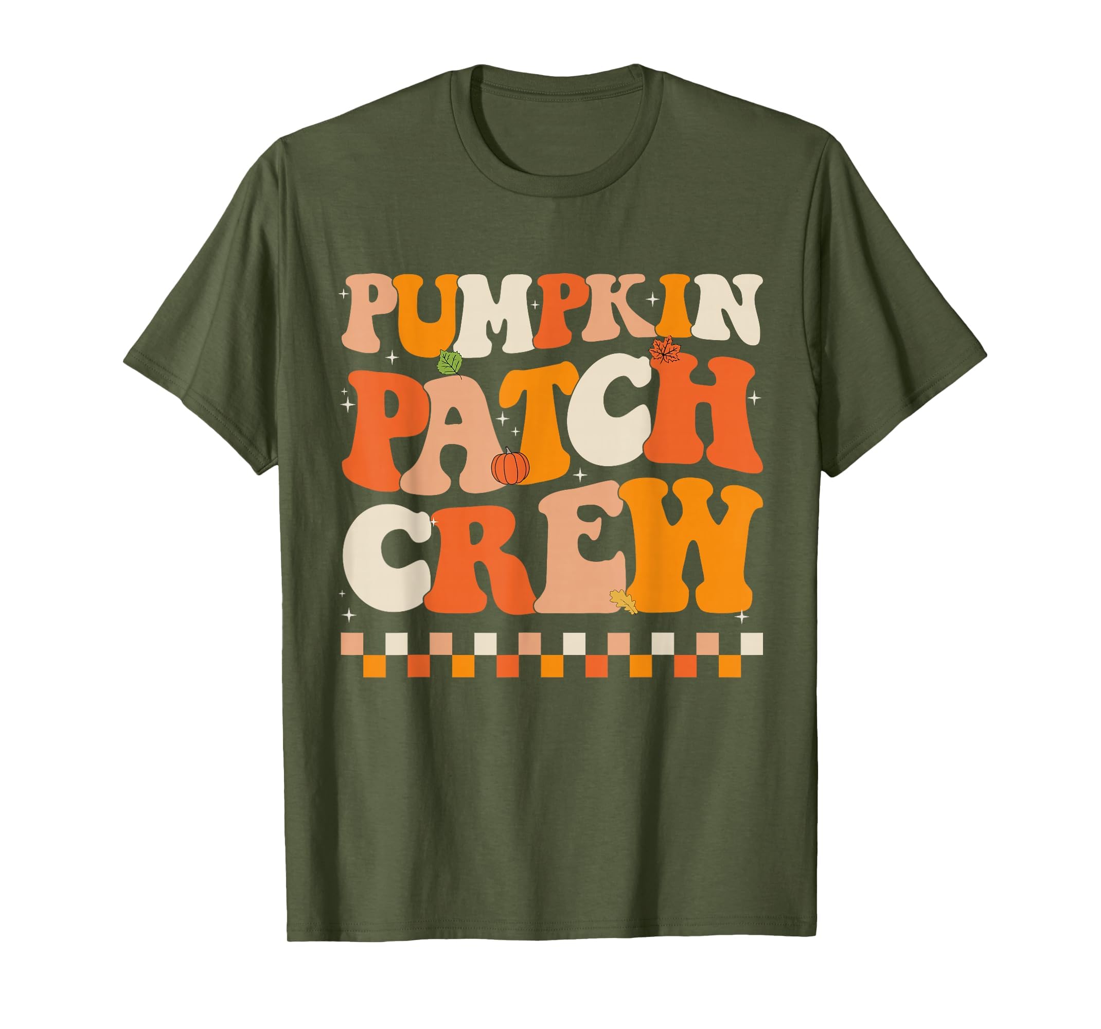 Groovy Pumpkin Patch Crew Pumpkin Patch Crew Fall Halloween T-Shirt