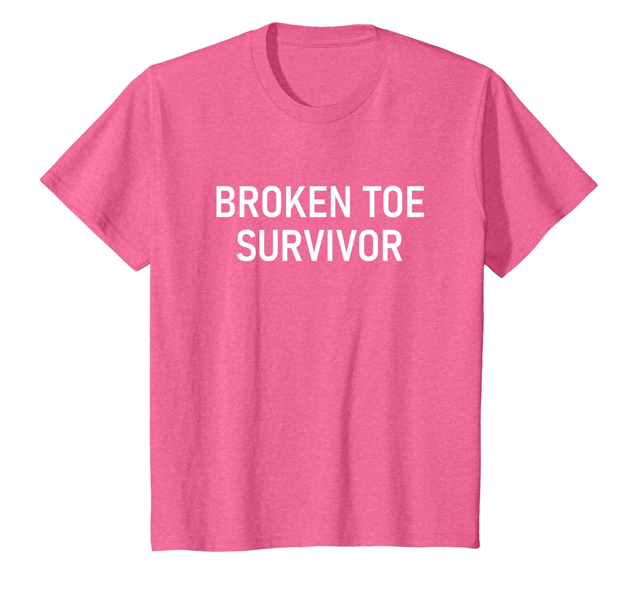 Broken Toe Survivor, Funny, Jokes, Sarcastic T-Shirt