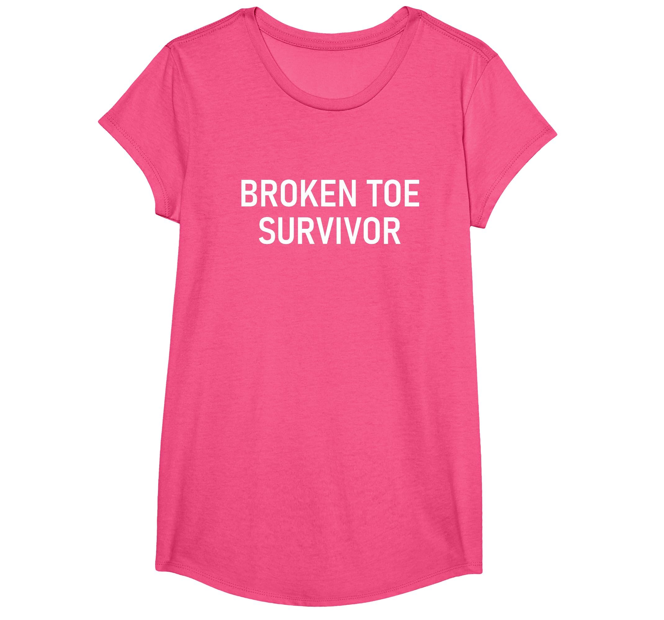 Broken Toe Survivor, Funny, Jokes, Sarcastic T-Shirt