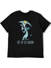 Hercules Panic If Is Good Scary Portrait Logo Graphic Tee
