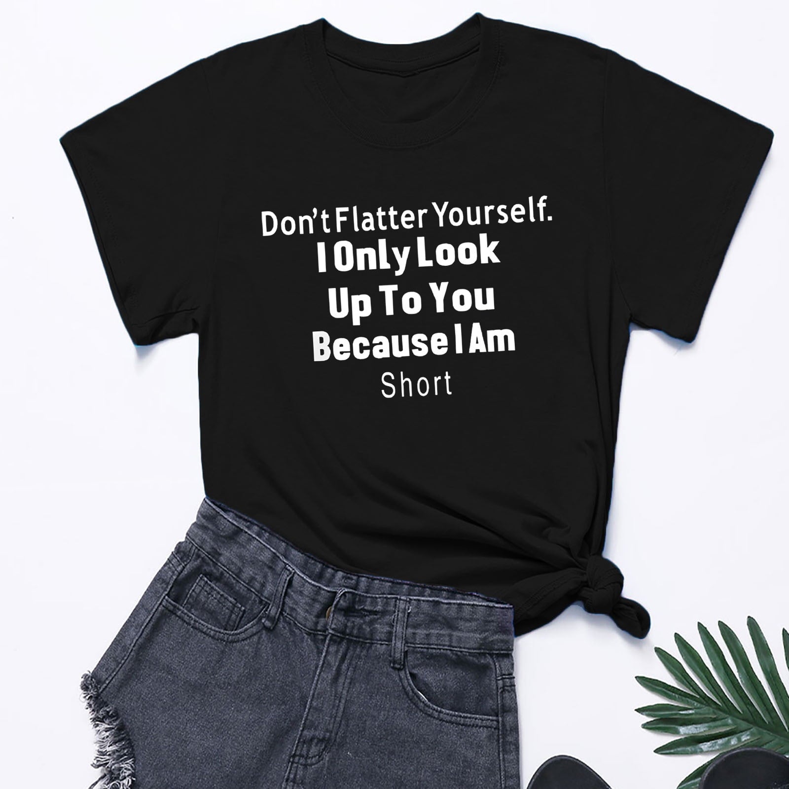 Kayannuo Short Sleeve Womens Tops Graphic Tees Women Valentine's Day Women's Letter Printed Short Sleeved Top