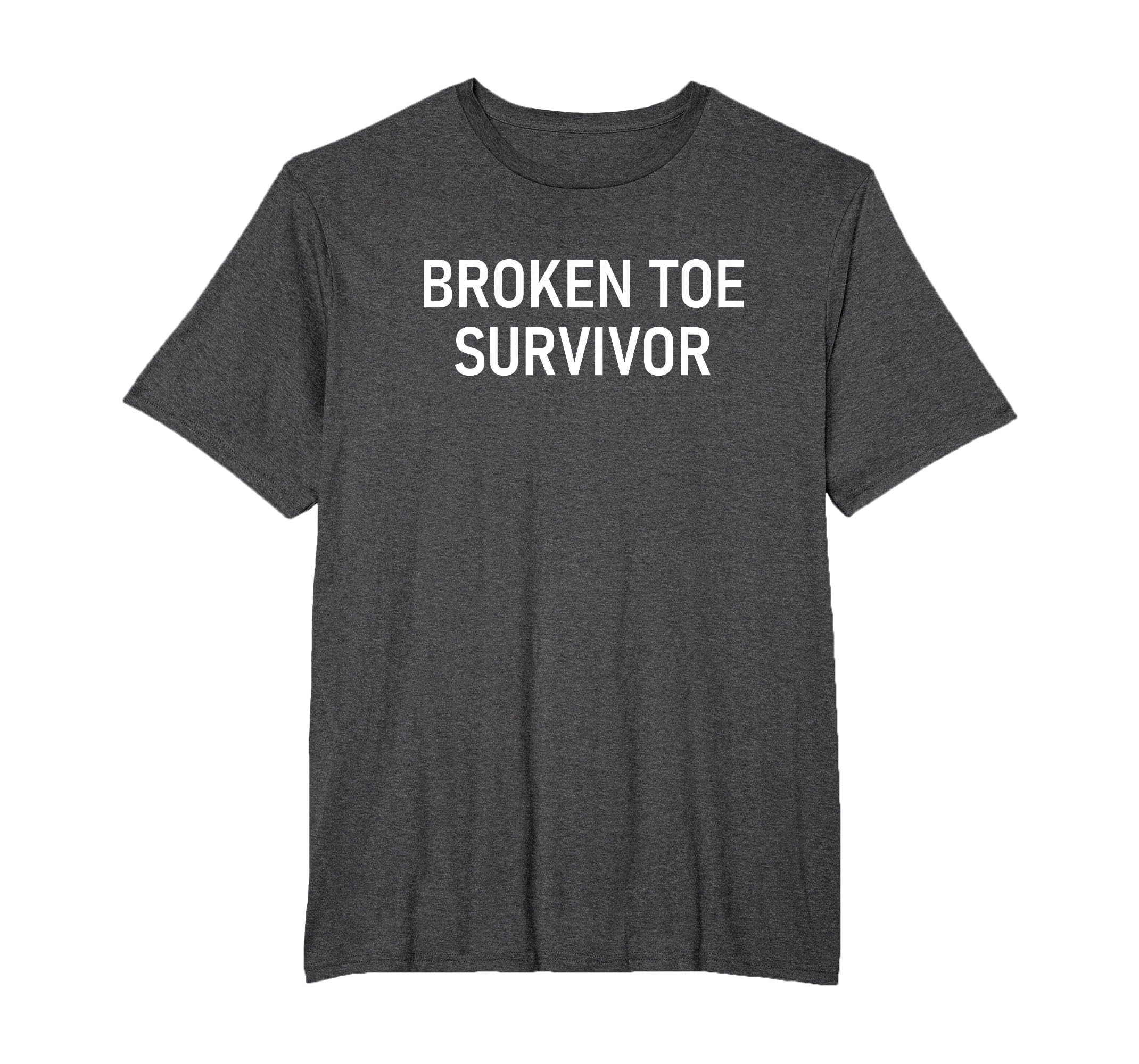 Broken Toe Survivor, Funny, Jokes, Sarcastic T-Shirt