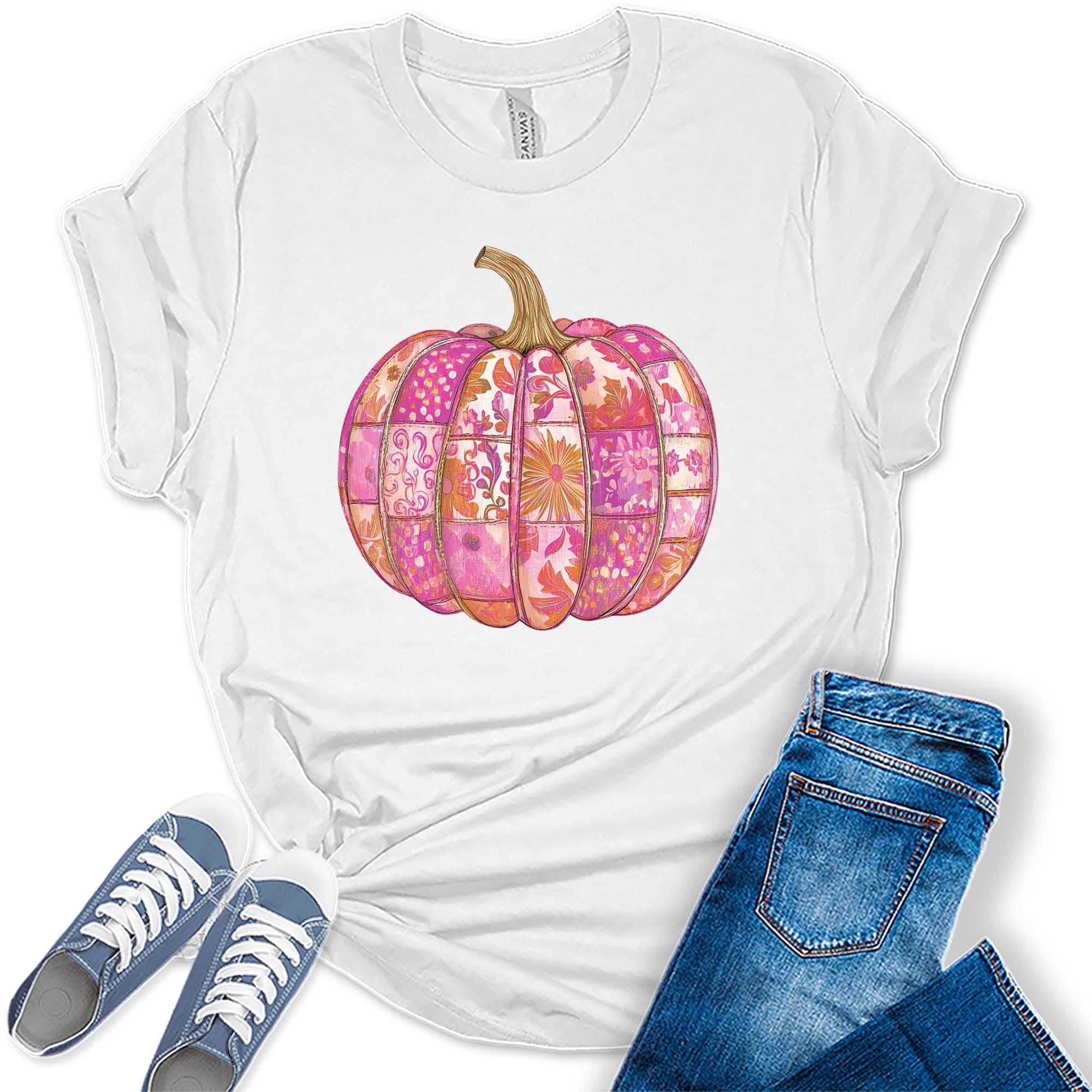 Graphic Tees for Women Fall Tshirts Vintage Tops Cute Floral Wildflower Girls Shirts