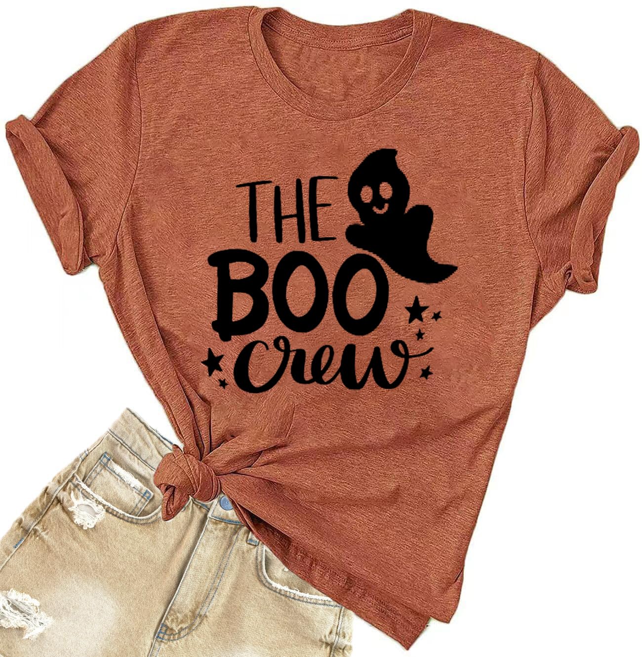 Funny Shirts for Women Vintage Skull Tshirt Holiday Short Sleeve Tops