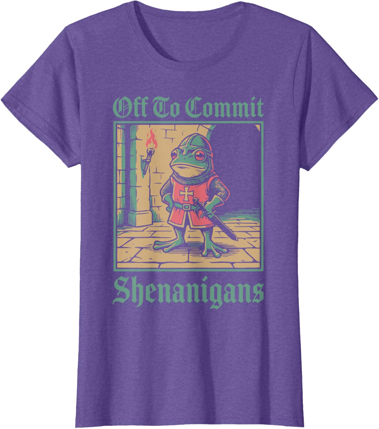 Off to Commit Shenanigans Frog T-Shirt