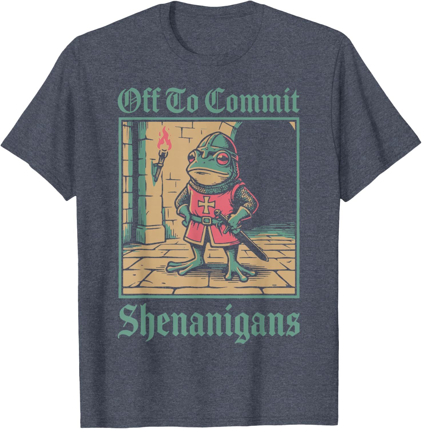 Off to Commit Shenanigans Frog T-Shirt