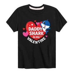 Baby Shark - Valentine's Day Short Sleeve Graphic T-Shirt