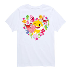 Baby Shark - Valentine's Day Short Sleeve Graphic T-Shirt