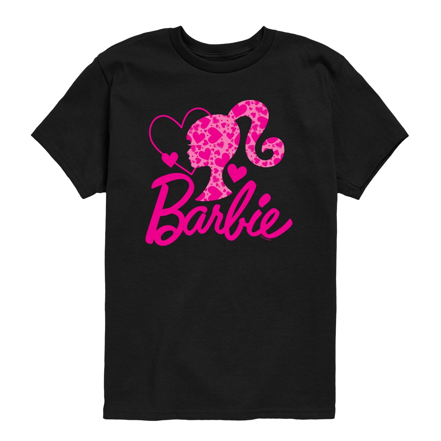 Barbie - Logo Hearts Toddler Short Sleeve Graphic T-Shirt