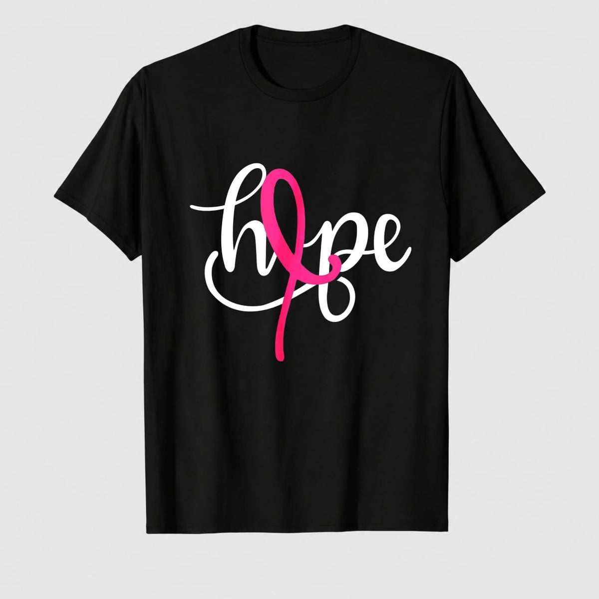 Breast Cancer Shirt for Women: Hope Pink Ribbon Tee Shirt Cancer Survivor Gifts Casual Inspirational Tops