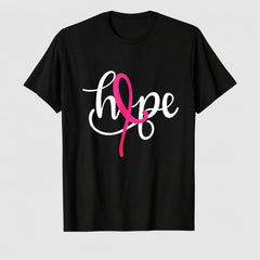 Breast Cancer Shirt for Women: Hope Pink Ribbon Tee Shirt Cancer Survivor Gifts Casual Inspirational Tops
