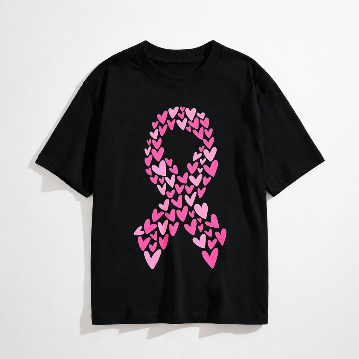 Breast Cancer Shirts for Women: Pink Ribbon Heart T-Shirts Breast Cancer Awareness Gifts Survivor Tee Tops