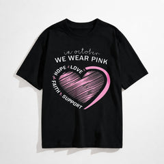 Breast Cancer Shirts for Women Pink Ribbon Survivor Gifts Tops