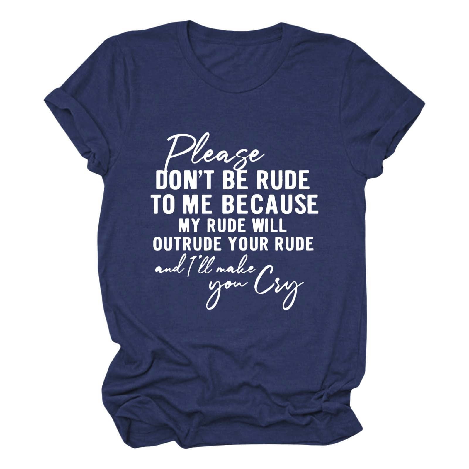 Uooqdmx Plus Size Tops for Women Short Sleeve Shirts for Women Funny Saying T Shirt Short Sleeve Crewneck Sarcastic Tee Casual Tops Casual Tops for Women Wine L