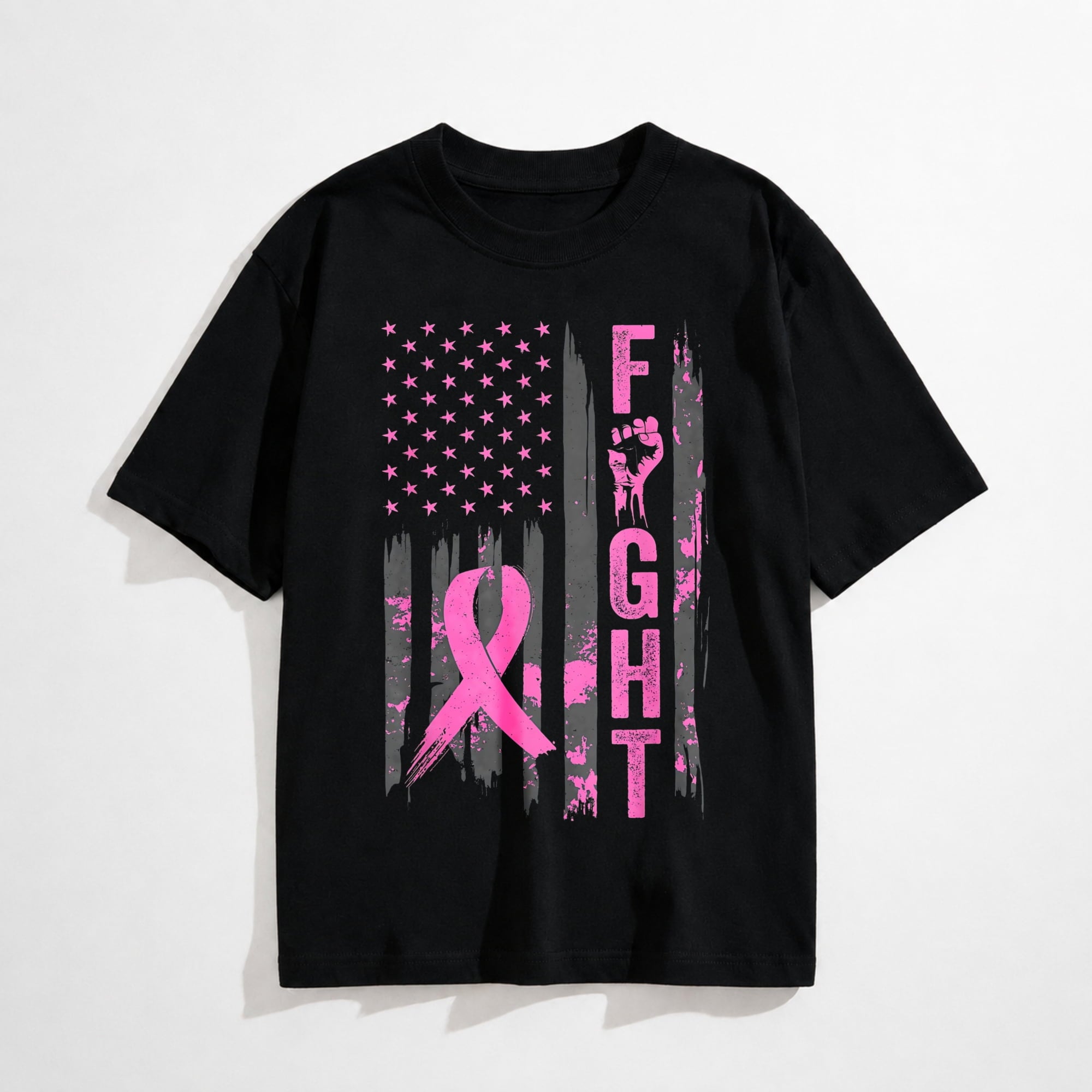 Breast Cancer Shirts for Women: Pink Ribbon Heart T-Shirts Breast Cancer Awareness Gifts Survivor Tee Tops