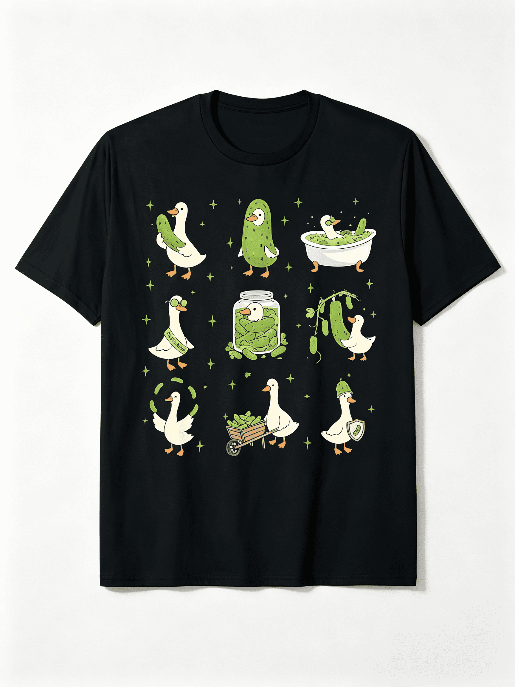 Funny Pickle Lover & Silly Goose T-Shirt
