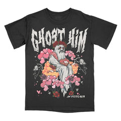 Ghost Him for Valentines Day Graphic Comfort Color Shirt, Bookish, Booktok, Readers, Graphic Printed Tee, Feral Unisex Tee, Shirt