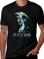 Hercules Panic If Is Good Scary Portrait Logo Graphic Tee