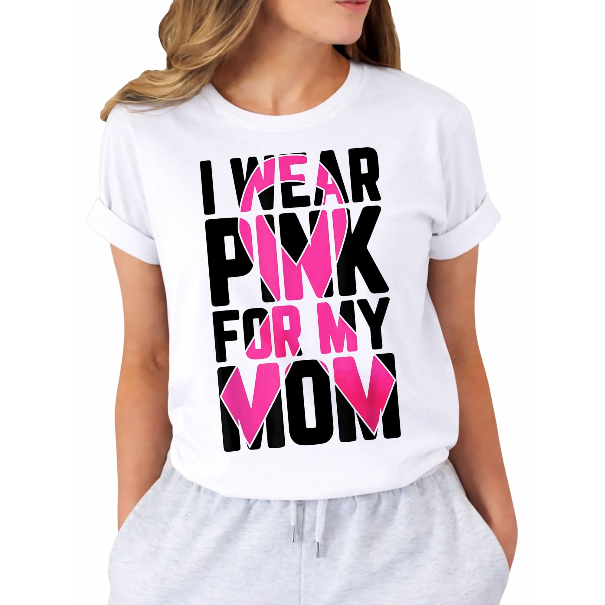 I Wear Pink for My Big Sister Breast Cancer Awareness T-Shirt