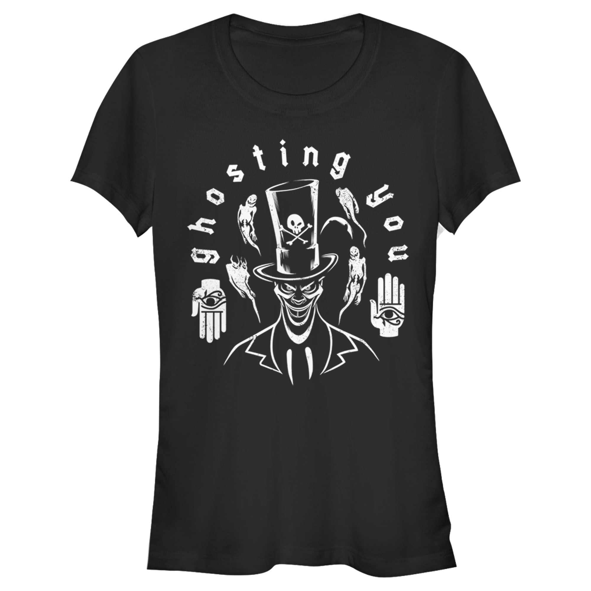 Junior's The Princess and the Frog Valentine's Day Dr. Facilier Ghosting You Graphic Tee Black Medium