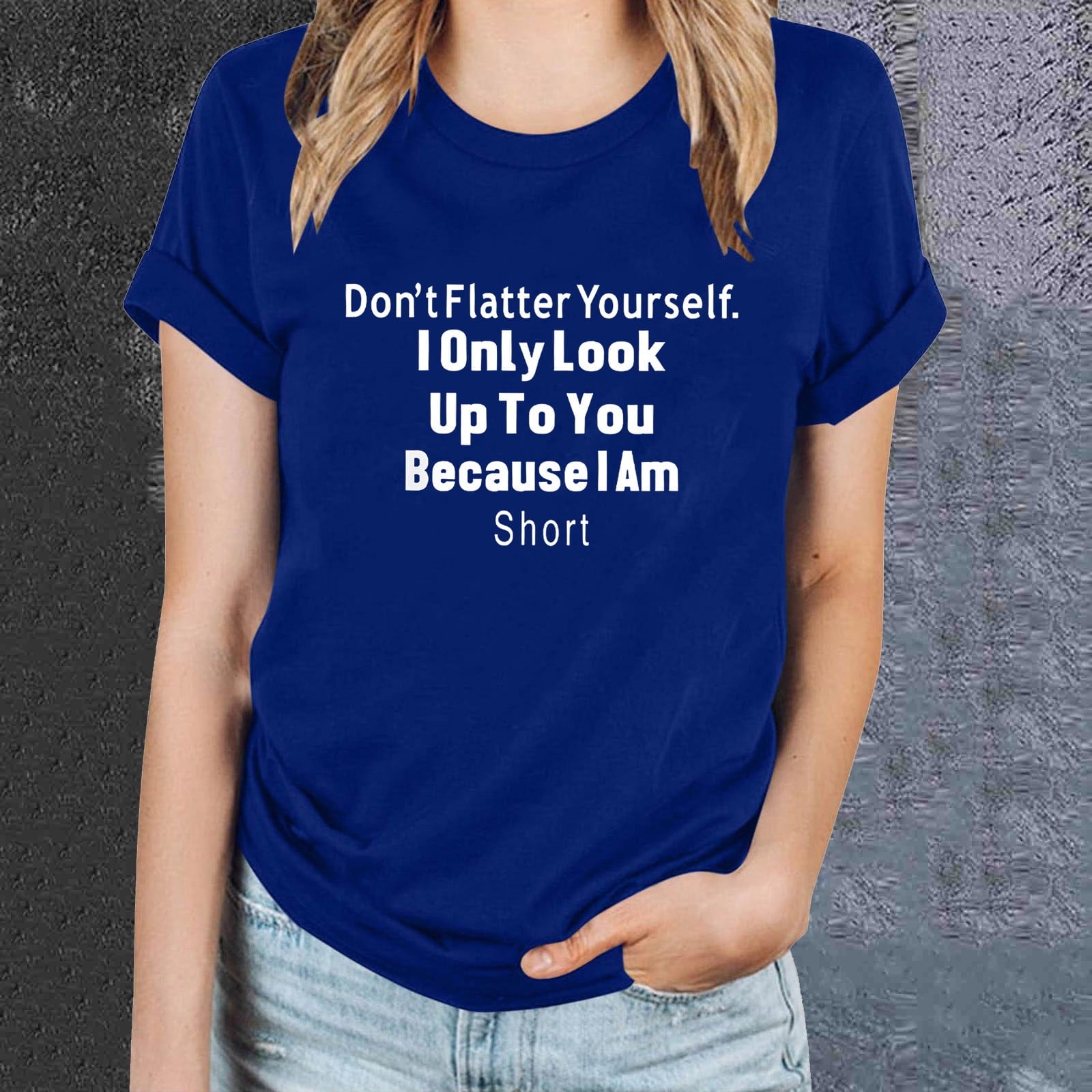 Kayannuo Short Sleeve Womens Tops Graphic Tees Women Valentine's Day Women's Letter Printed Short Sleeved Top