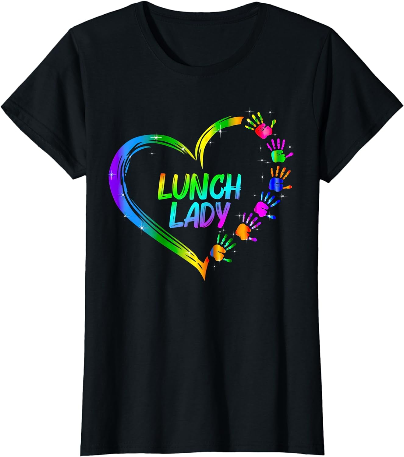 Lunch Lady School Cafeteria Life Funny Cute Valentines Day T-Shirt