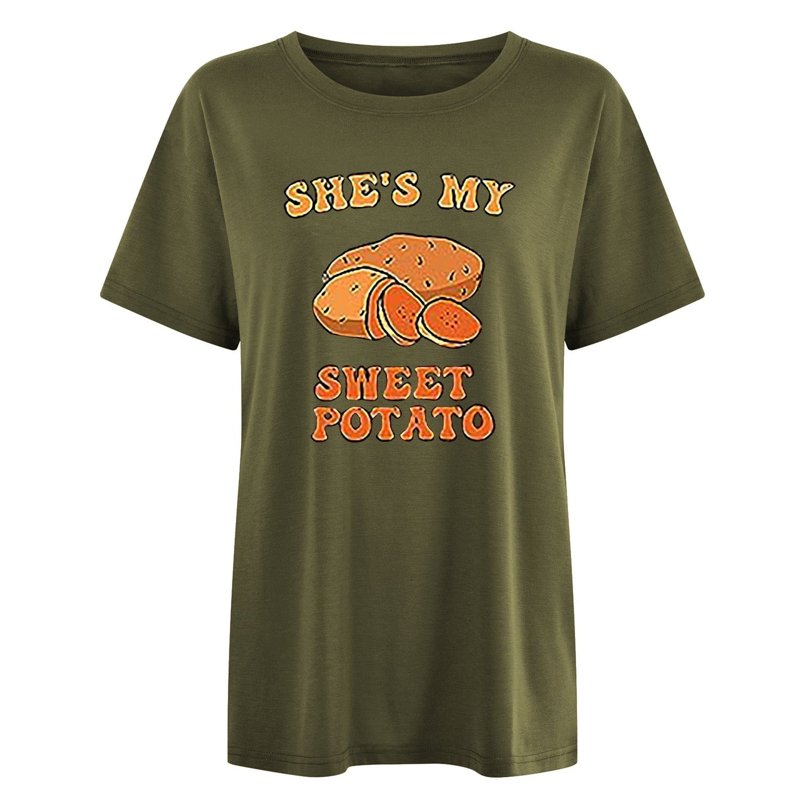 Men & Women Couples Matching Shirts Valentines Day Short Sleeve Cute Graphic Print Crew Neck Tees Soft Fashion Tops
