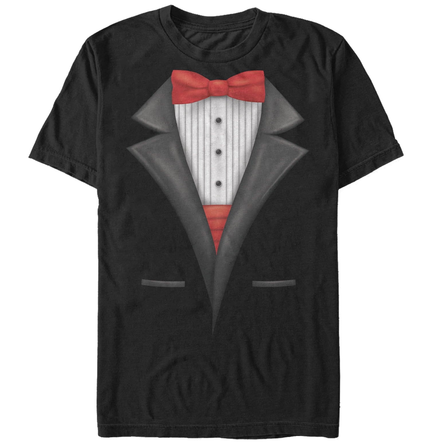 Men's Lost Gods Valentine's Day Tuxedo Fancy Costume Tee Graphic Tee Black Large