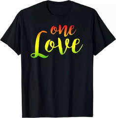One Love Rasta Reggae Roots Clothing No War Design Unisex T-Shirt