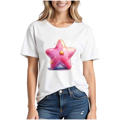 Wiyuqeen Women Breast Cancer Walk Event Breast Cancer Awareness Short Sleeve Tee Pink Ribbon Survivor Graphic Crew Neck Loose Fit Soft Casual Daily Wear Gifts