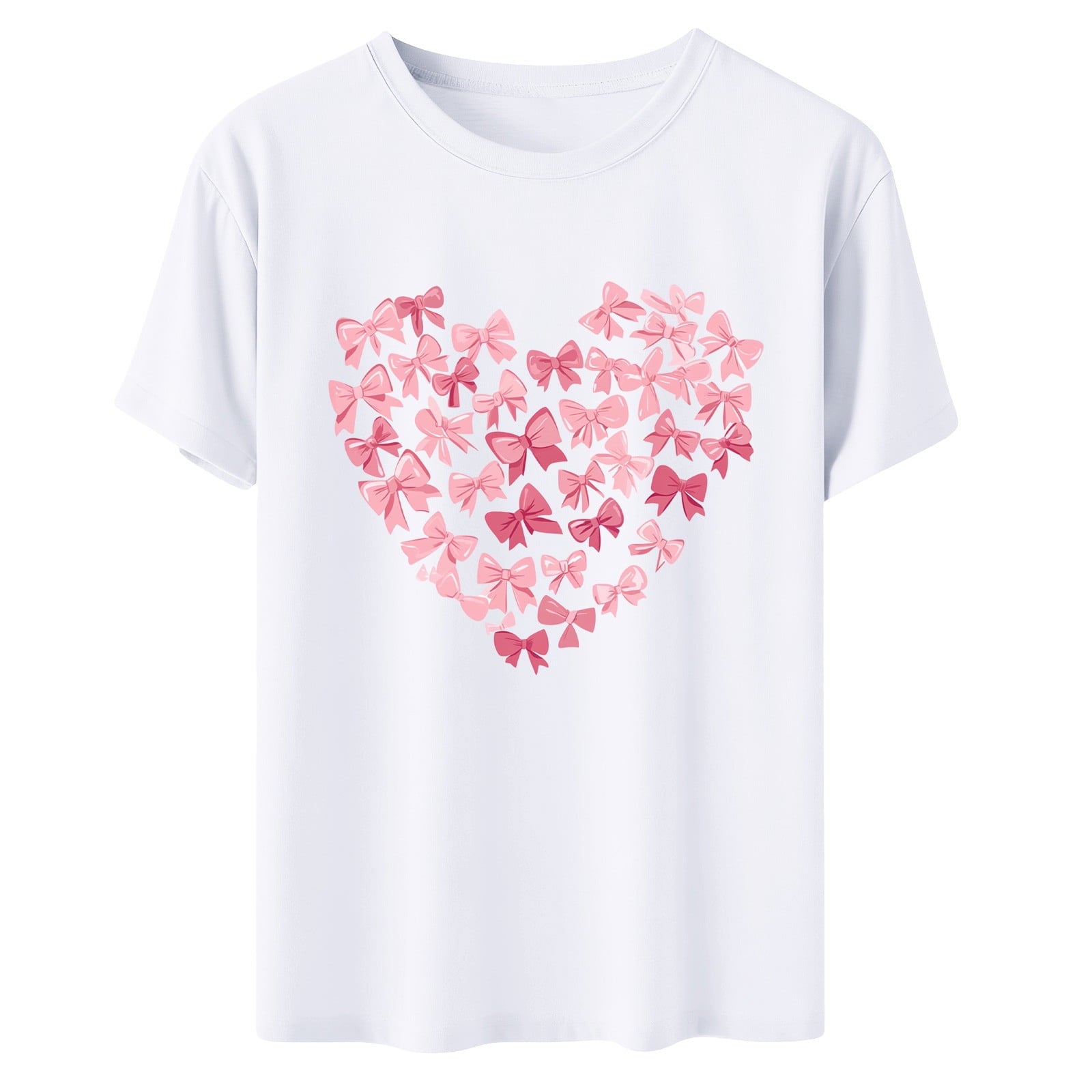 Womens Valentines Tshirts Cute Heart Valentine Day Graphic Tee Tops Summer Short Sleeve Casual Tees Pullover, 2XL Black