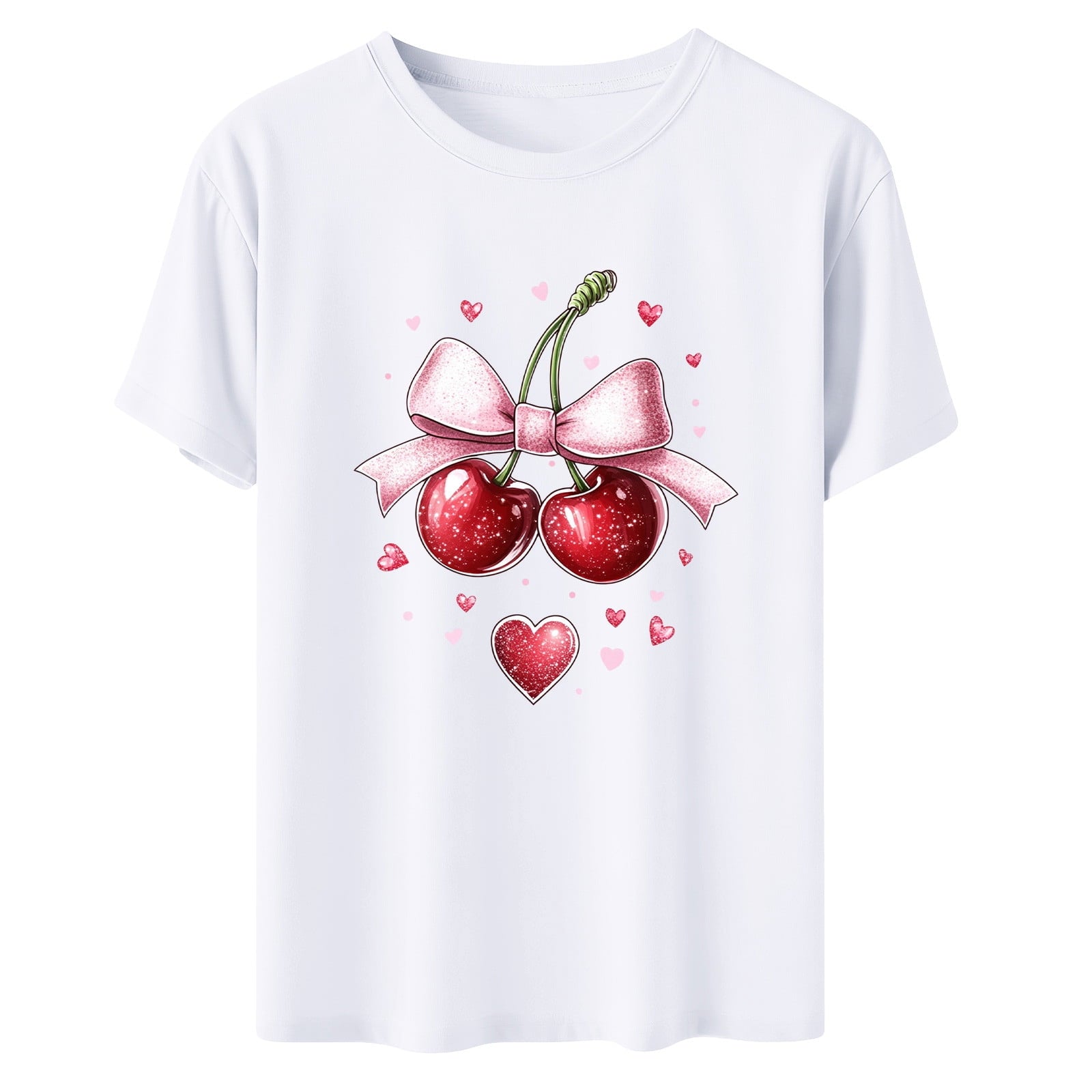 Womens Valentines Tshirts Cute Love Valentine Day Graphic Tees Summer Short Sleeve Casual Tees Pullover, 2XL Black
