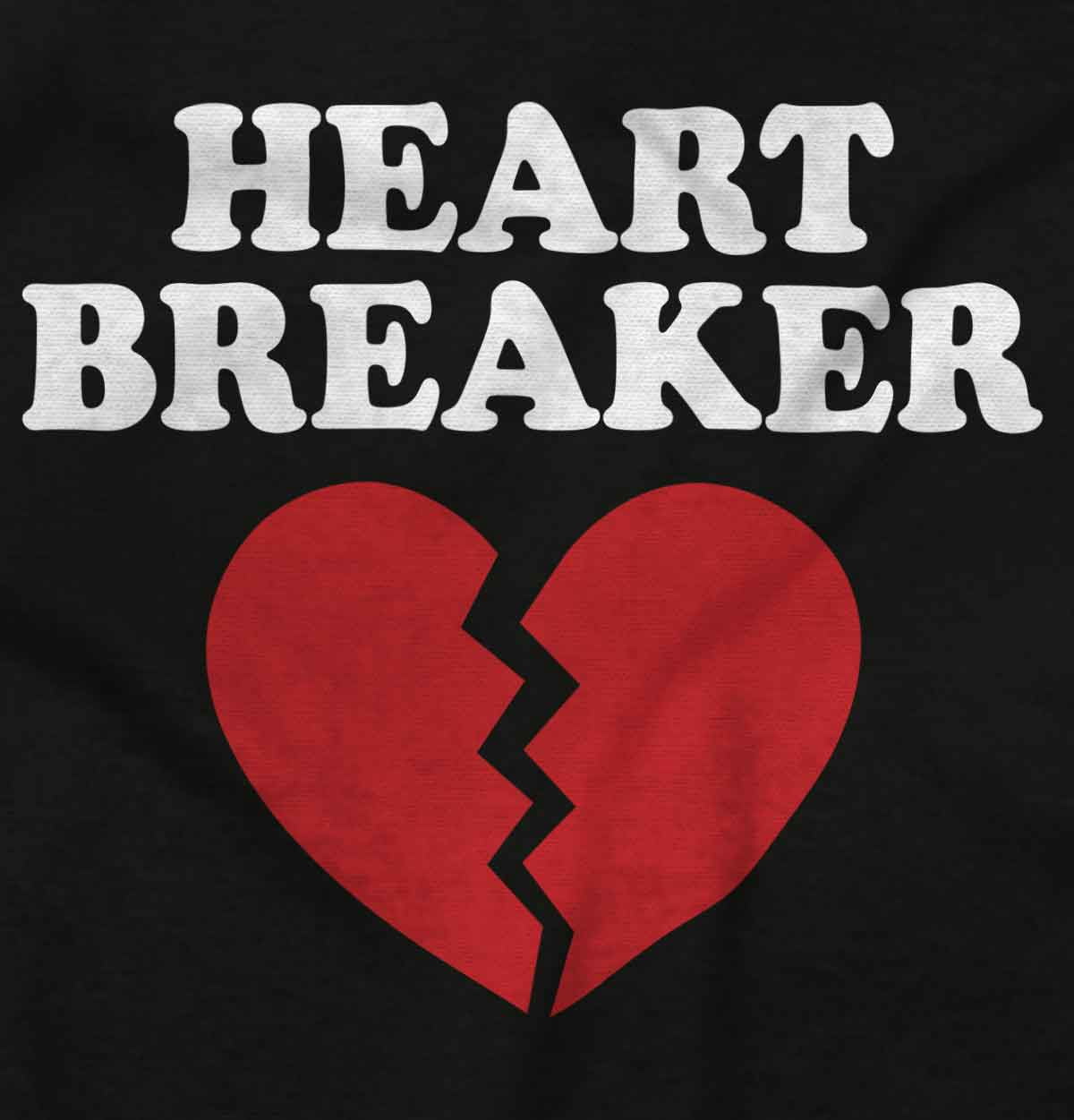 Heartbreaker Valentines Day Break Up Men's Graphic T Shirt Tees Brisco Brands S