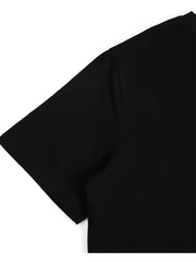 Womens Print Short Sleeve Crew Neck Tee Spring Fall Soft Breathable Casual Top