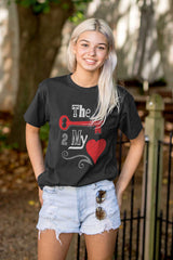 The Key To My Heart Valentines Day Women's Graphic T Shirt Tees Brisco Brands L