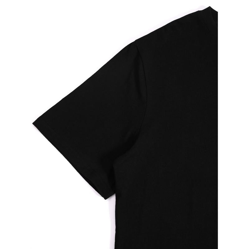 Halloween Graphic Print Men Short Sleeve T‑Shirt, Casual Crew Neck Tee For Holiday Party